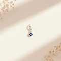 Mini Floral Silver Pendant