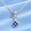 Mini Floral Silver Pendant
