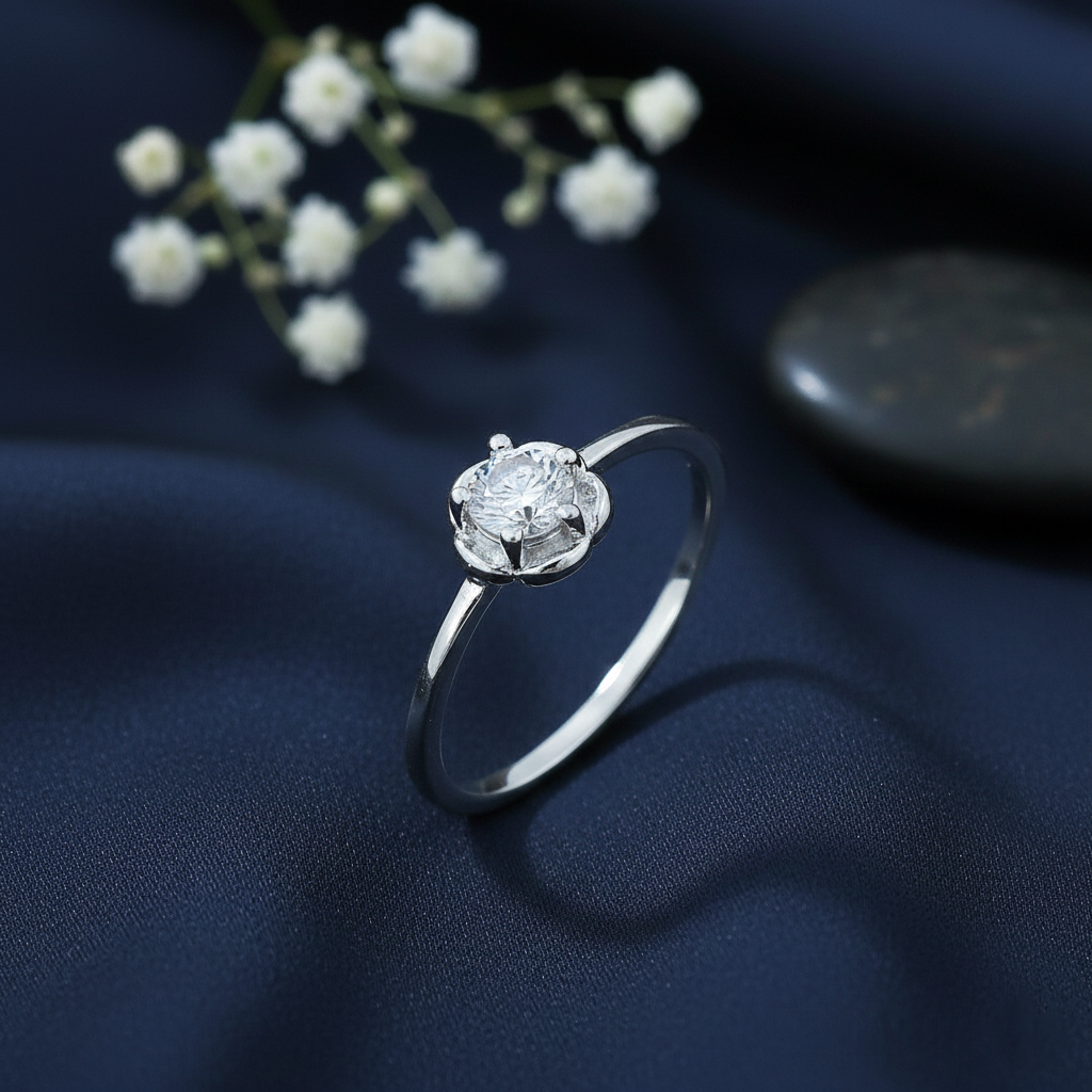 Minimal Daily Wear Silver Ring