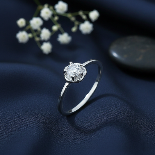 Minimal Daily Wear Silver Ring