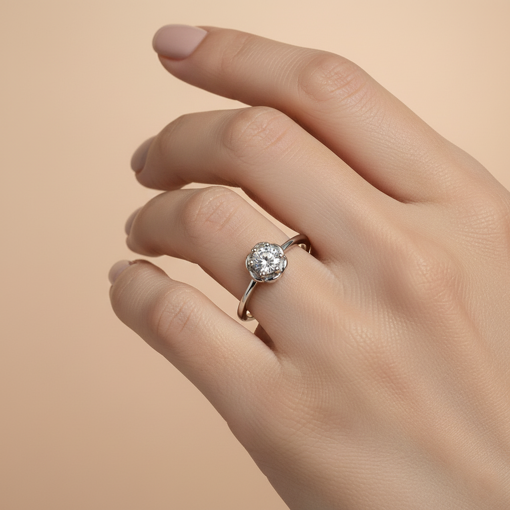 Minimal Daily Wear Silver Ring