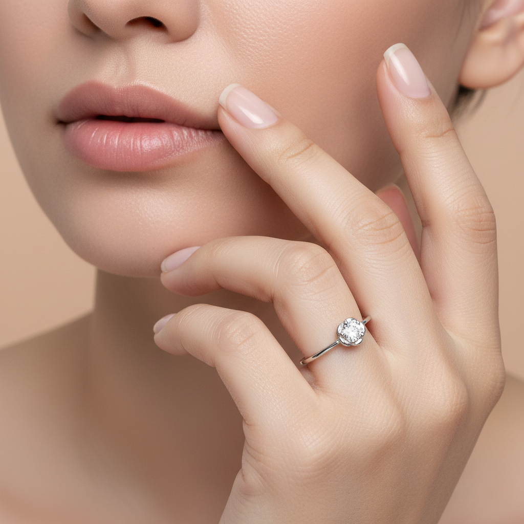 Minimal Daily Wear Silver Ring