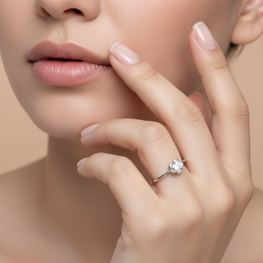 Minimal Daily Wear Silver Ring