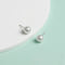Classic White Pearl Stud Silver Earrings
