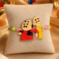 Motu Patlu Charm Silver Rakhi