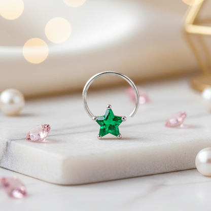 Nose Pin Special Combo Elegant Designs (Pearl, Star, Round, Square)