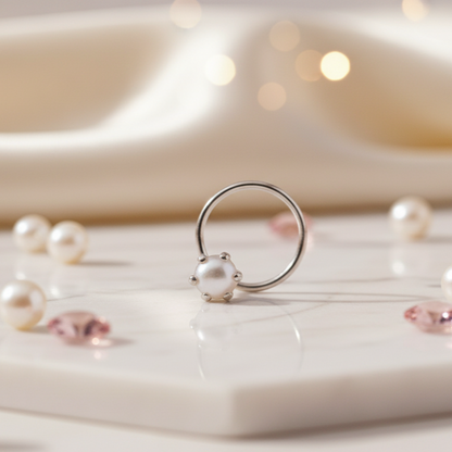 Nose Pin Special Combo Elegant Designs (Pearl, Star, Round, Square)