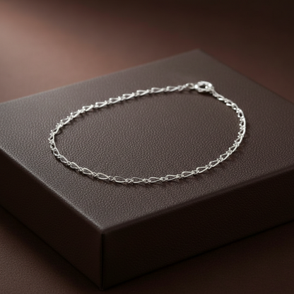 Oval Link Chain Bracelet for Men & Women