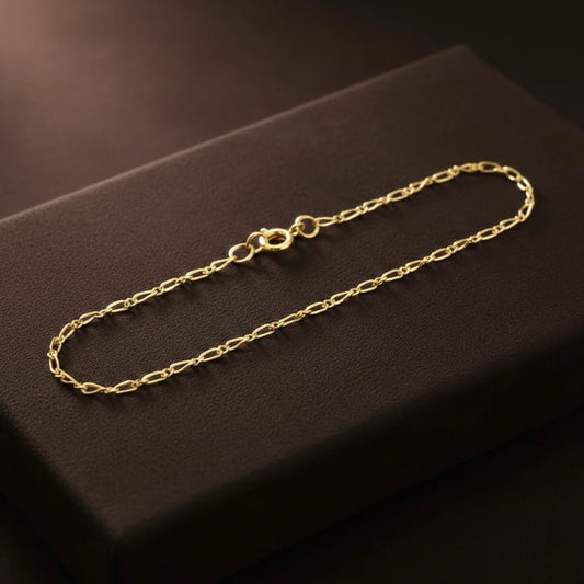 Oval Link Chain Bracelet for Men & Women
