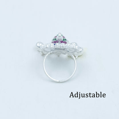 Peacock Design Silver Toe (Bichiya) Rings (7)