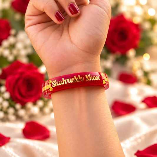 Personalized_Red_Name_Bangles_with_Golden_Floral_Custom_Name_Design