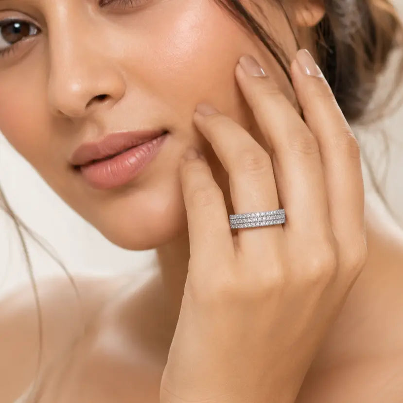 Premium Diamond Eternity Band Ring
