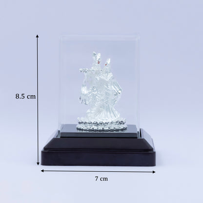 Premium Silver Plated Radha Krishna Idol for Gifting
