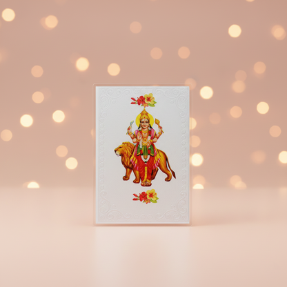 Pure Silver Plated Budh Yantra Attract Wealth, Prosperity & Abundance