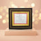 Pure Silver Lakshmi Saraswati Ganesha Photo Frame