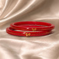 Red Butterfly Glass Bangles