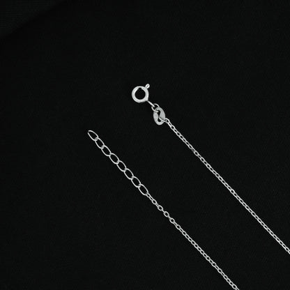 Red Heart Design Chain Pendant with Multiple Stones for Girls and Boys
