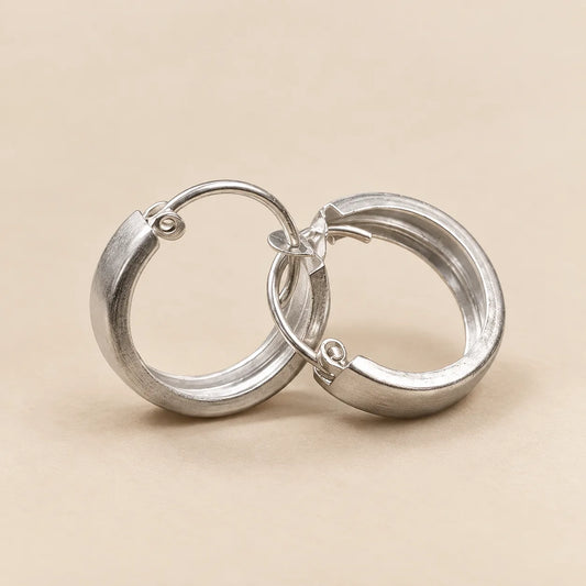 Rogue Curve Silver Bali for Men Silver Bold Daily Wear Bali