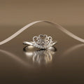 Royal Heart Crown Silver Ring 