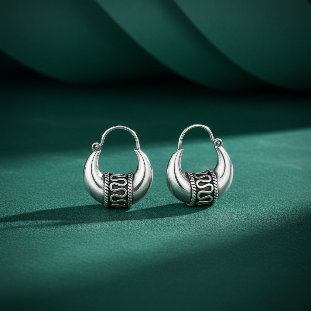 Royal Oxidized Silver Boy's Bali