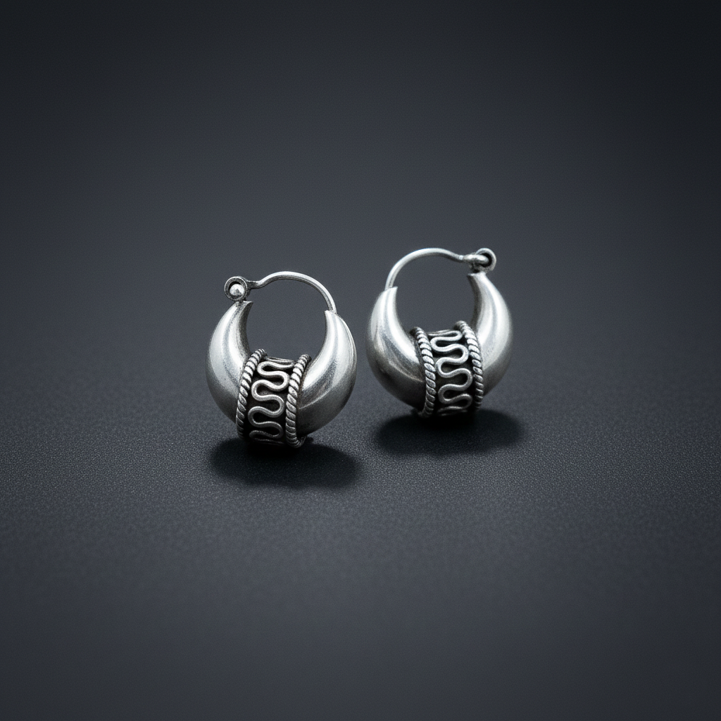 Royal Oxidized Silver Boy's Bali