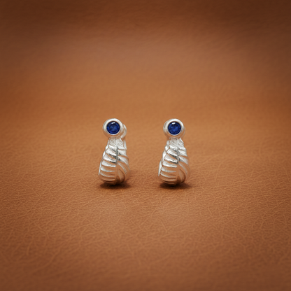 Royal Stone Textured Silver Bali For Boys