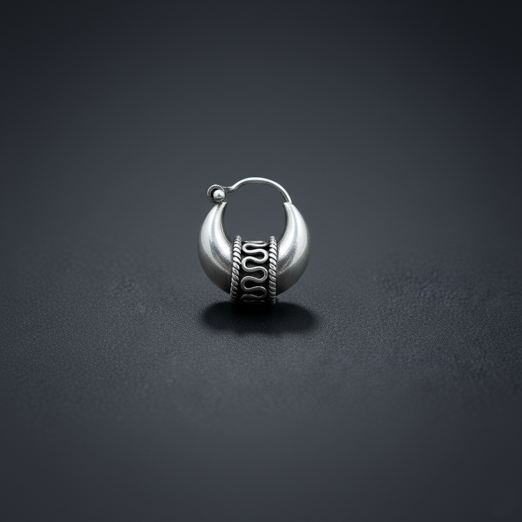 Royal Oxidized Silver Boy's Bali