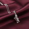 Sankat Mochan Hanuman Pendant in Pure Silver
