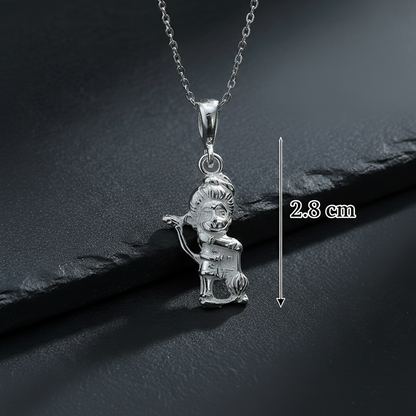 Sankat Mochan Hanuman Pendant in Pure Silver