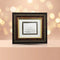 Shree Ram Mandir Ayodhya Silver Frame with Wooden Border
