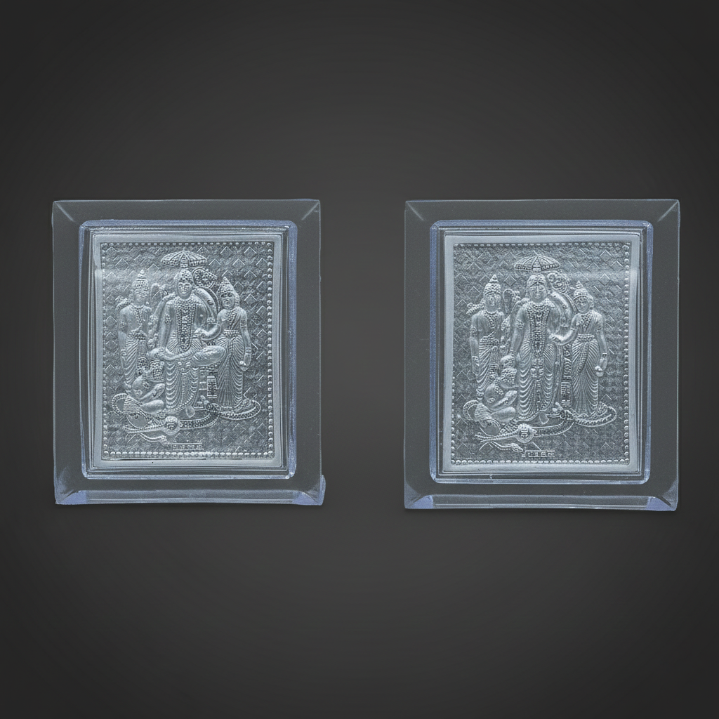 Shri Ram Darbar Silver Frame