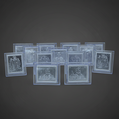 Shri Ram Darbar Silver Frame