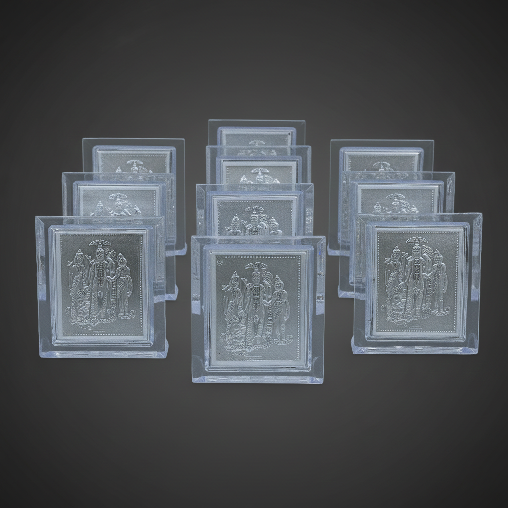 Shri Ram Darbar Silver Frame