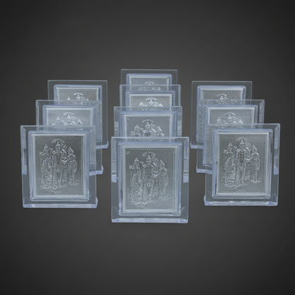 Shri Ram Darbar Silver Frame