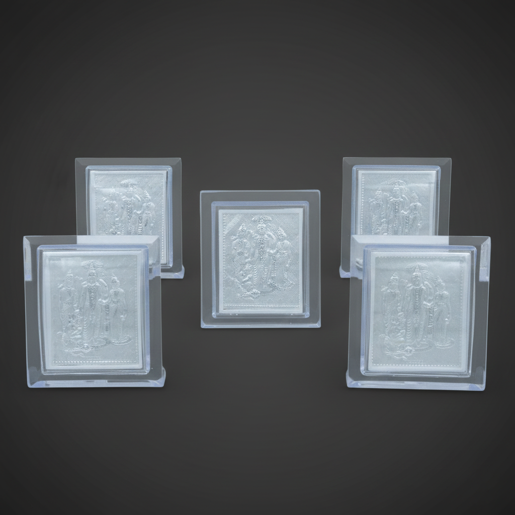 Shri Ram Darbar Silver Frame