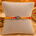 Shubh Swastik Silver Rakhi