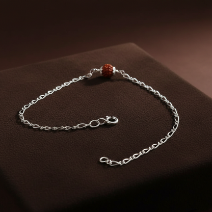 Silver Rudraksha Bracelet for Men & Women