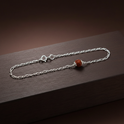 Silver Rudraksha Bracelet for Men & Women
