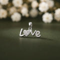 Silver Attractive Love Sign Pendent