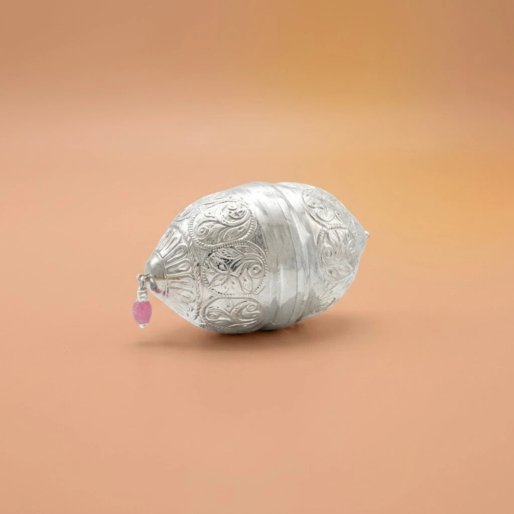 Silver Auspicious Marriage Nariyal