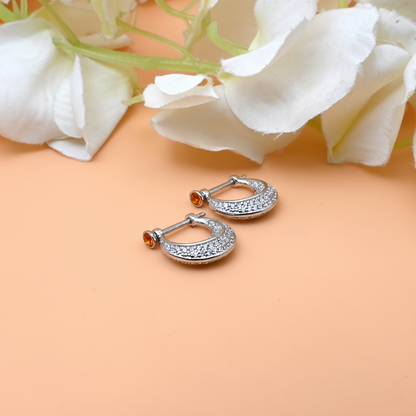 Silver Bali Earrings - Trendy Jewelry for Boys & Men.