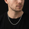 Silver Beads Simple Design Chain for Boys
