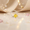 Silver Beautiful Square Yellow Gem Nosepin