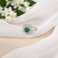 Silver Beautiful Texture Floating Ring