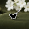 Silver Butterfly Logo Pendent