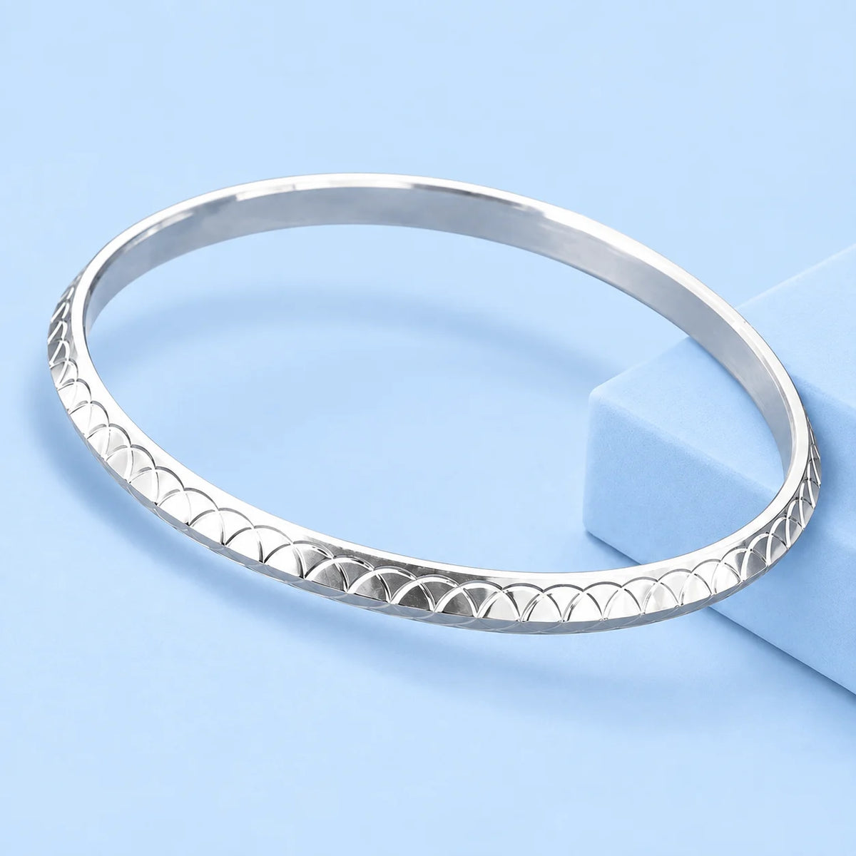 Silver Casual & Fashionable Boys Kada