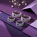 Silver Center's Authentic Colours Toe Rings