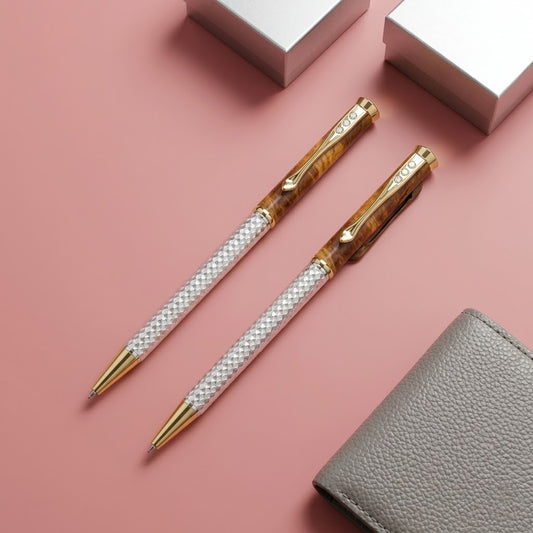 Silver Charm Diamond Pen (2 pcs Combo)