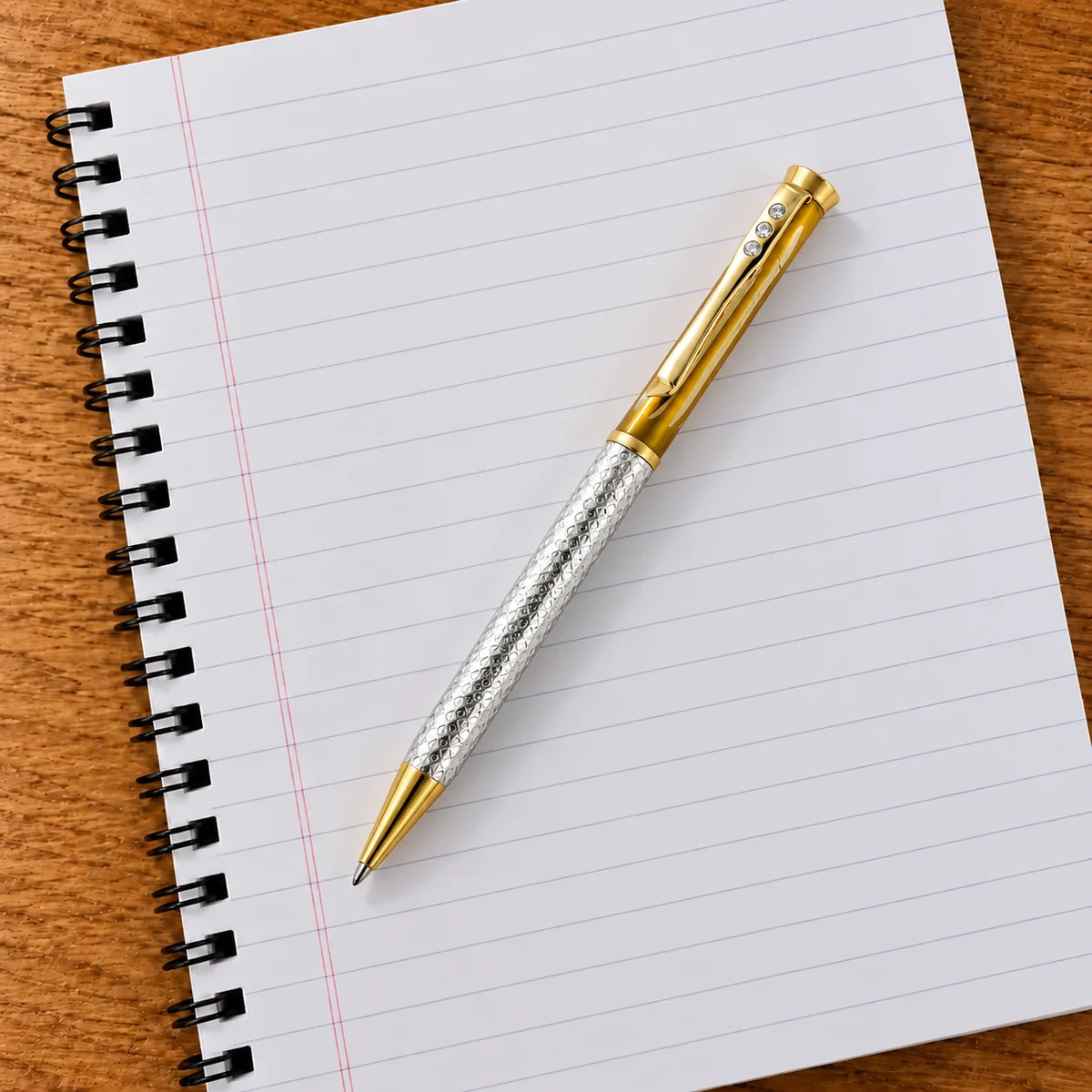 Silver Charm Diamond Pen (2 pcs Combo)
