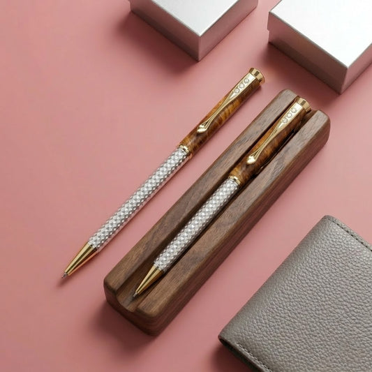 Silver Charm Diamond Pen (2 pcs Combo)